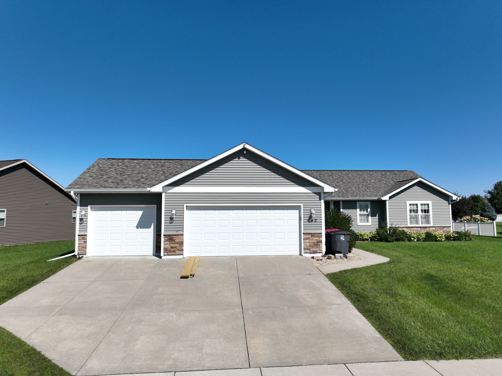 Neighborhood house exterior