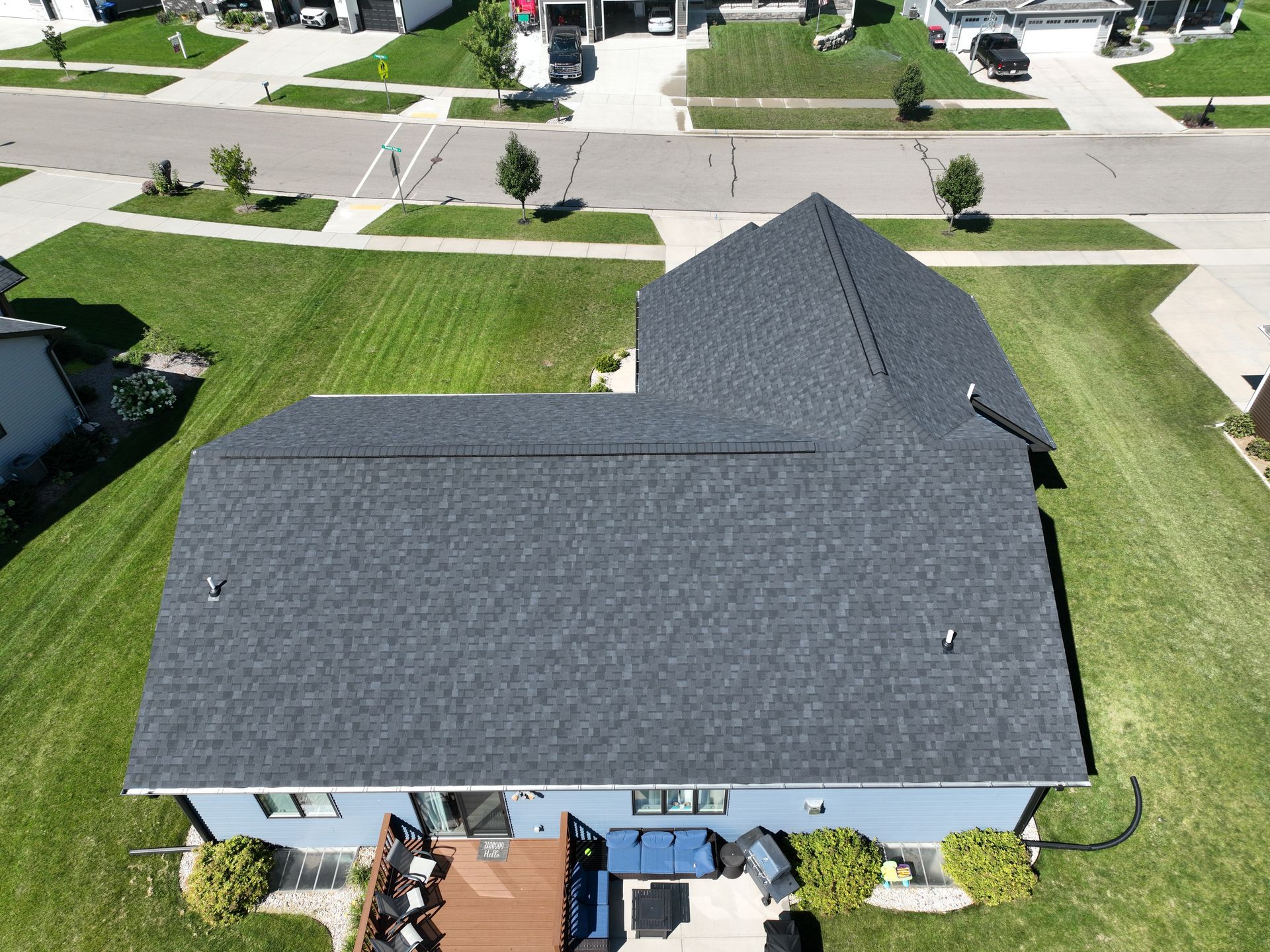 Neighborhood house exterior