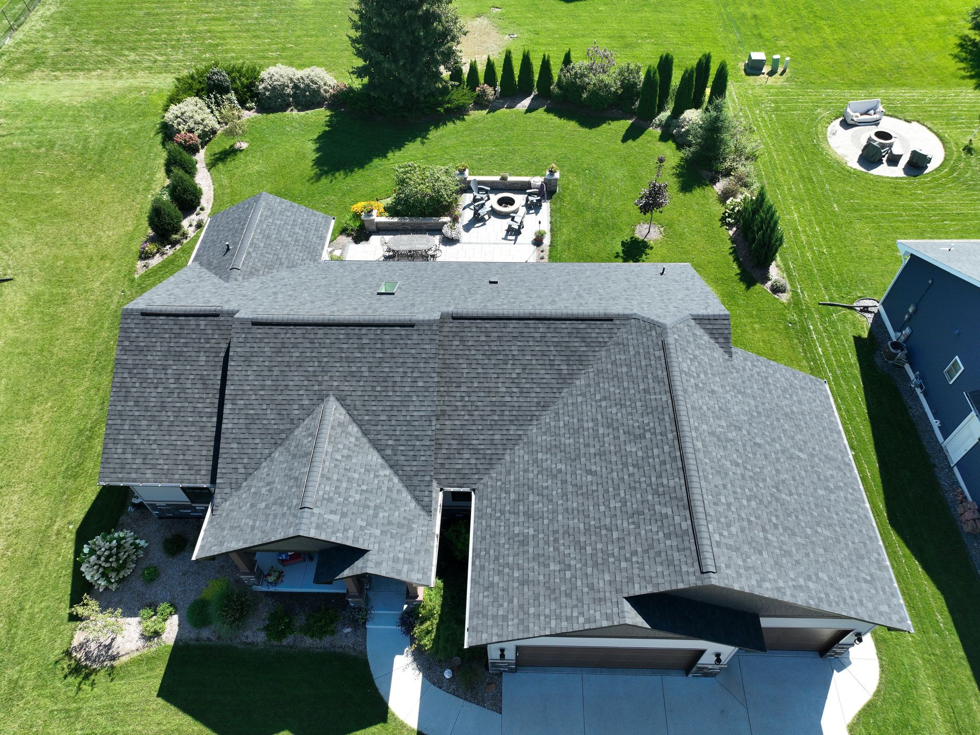 Neighborhood house exterior