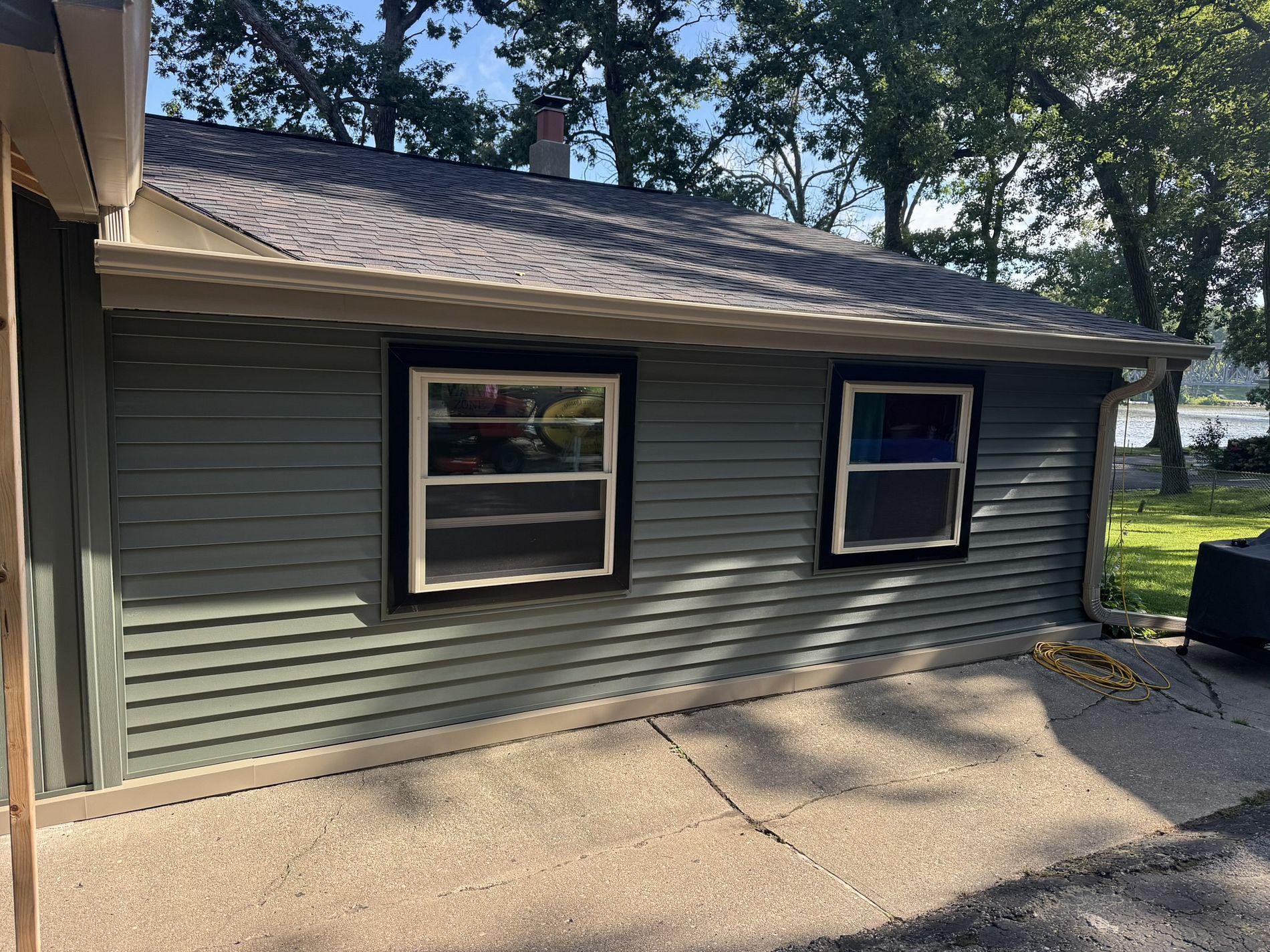 Neighborhood house exterior