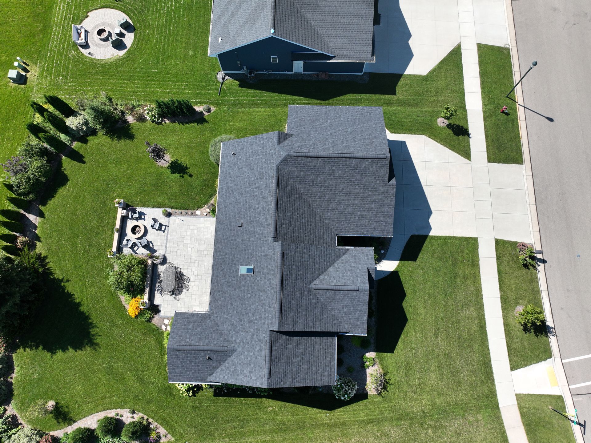 Neighborhood house exterior