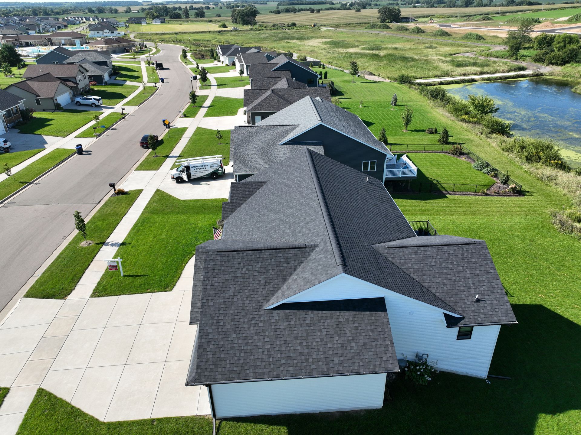 Neighborhood house exterior