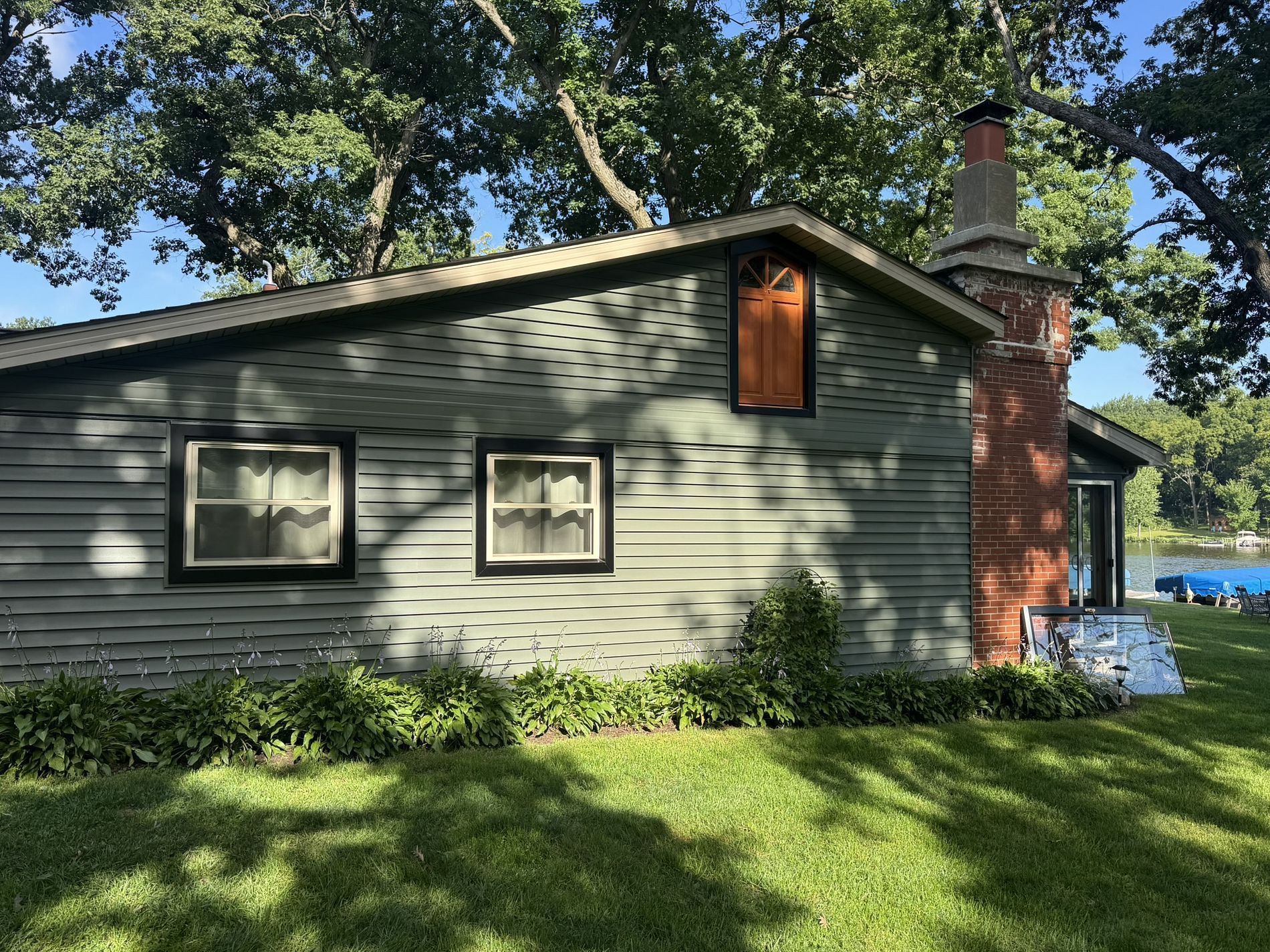 Neighborhood house exterior