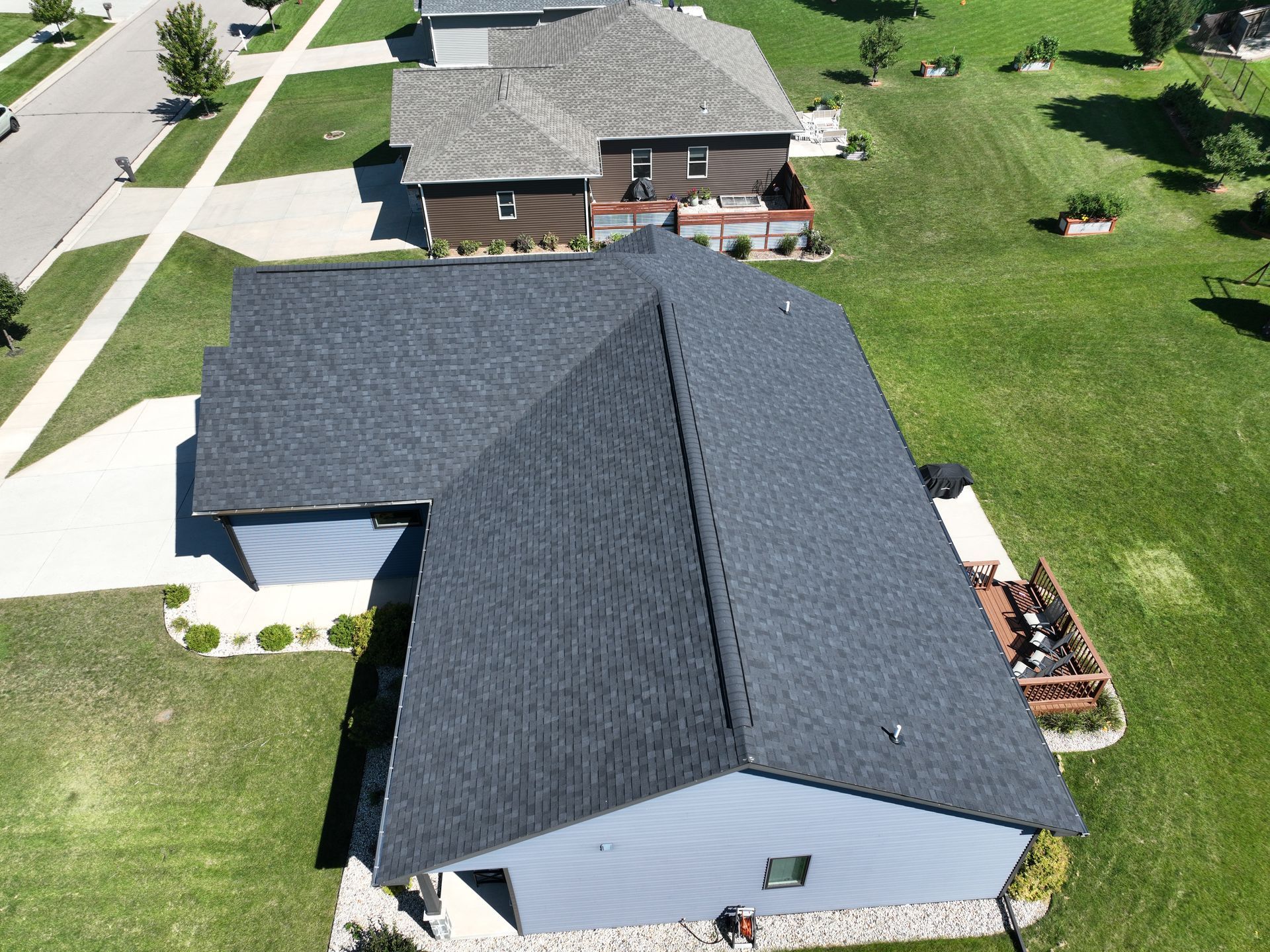 Neighborhood house exterior