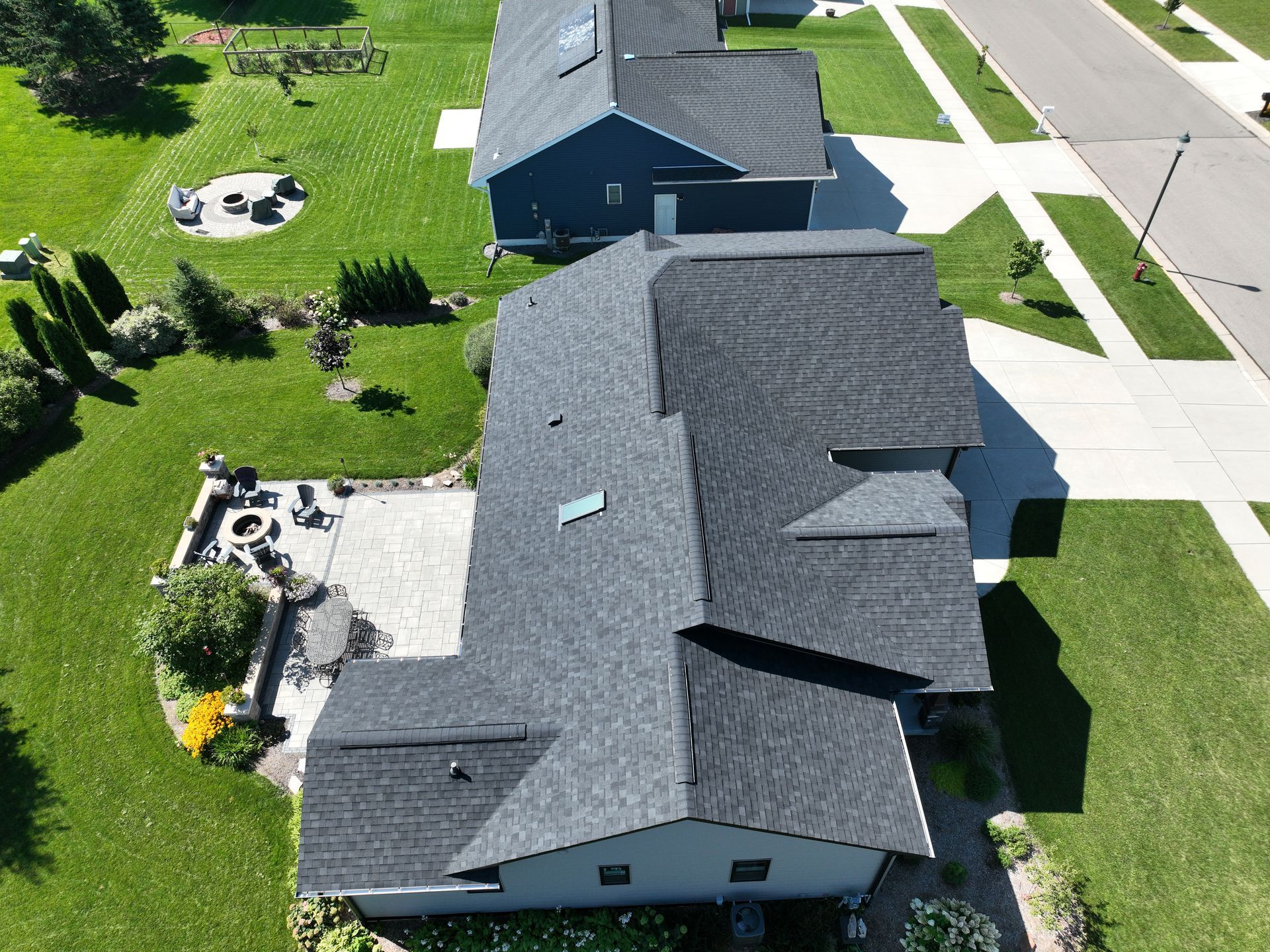 Neighborhood house exterior