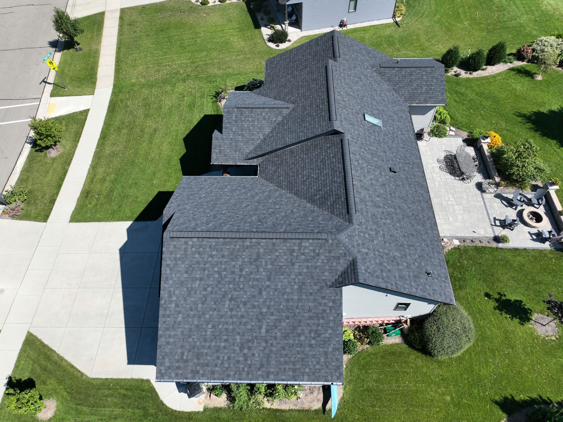 Neighborhood house exterior