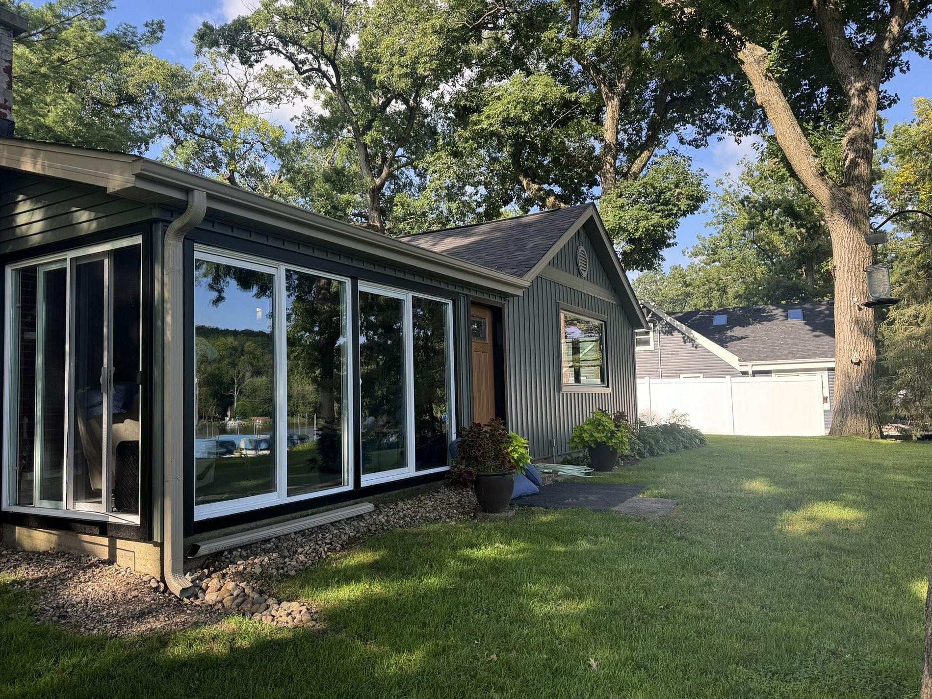 Neighborhood house exterior