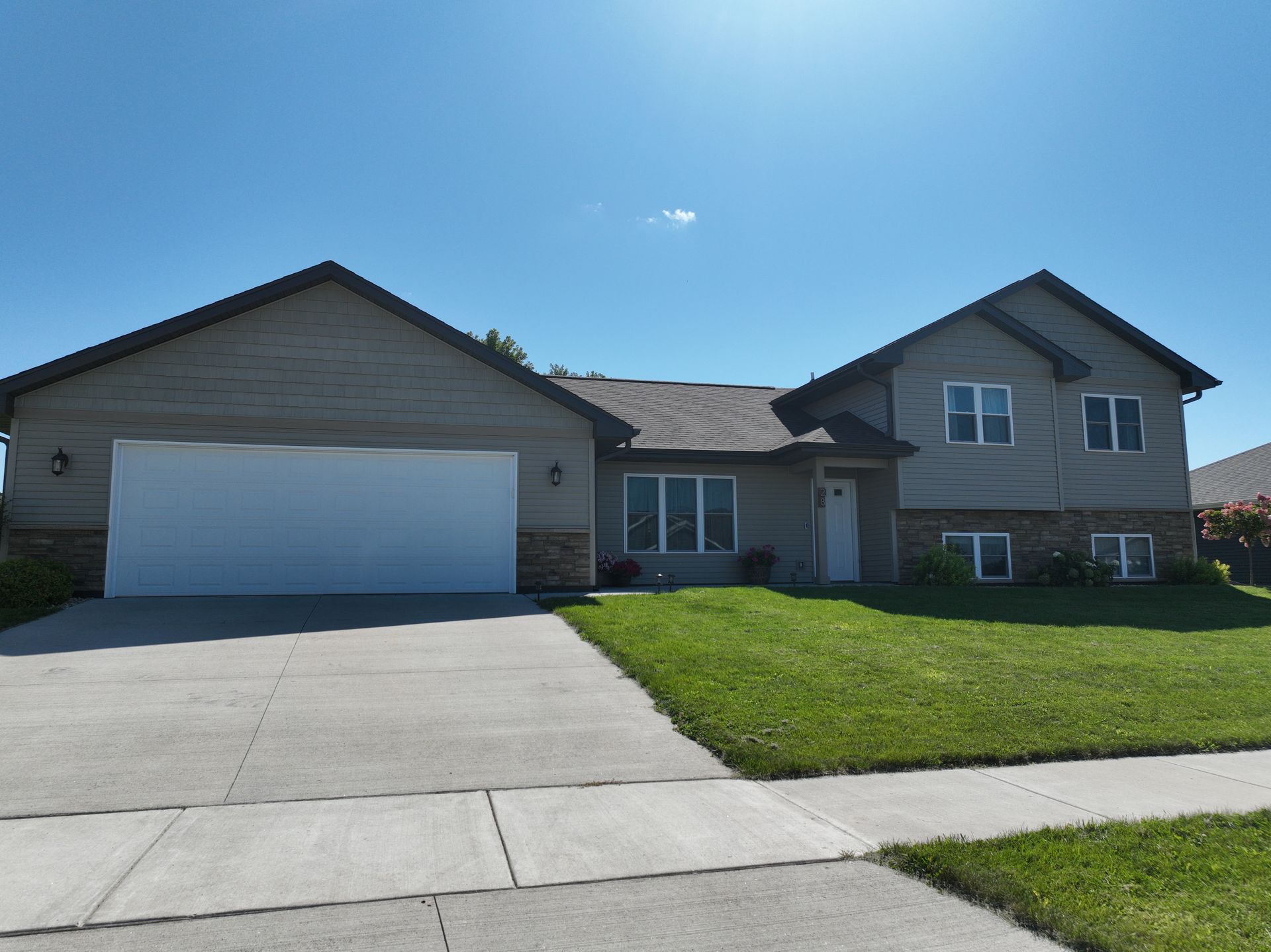 Neighborhood house exterior