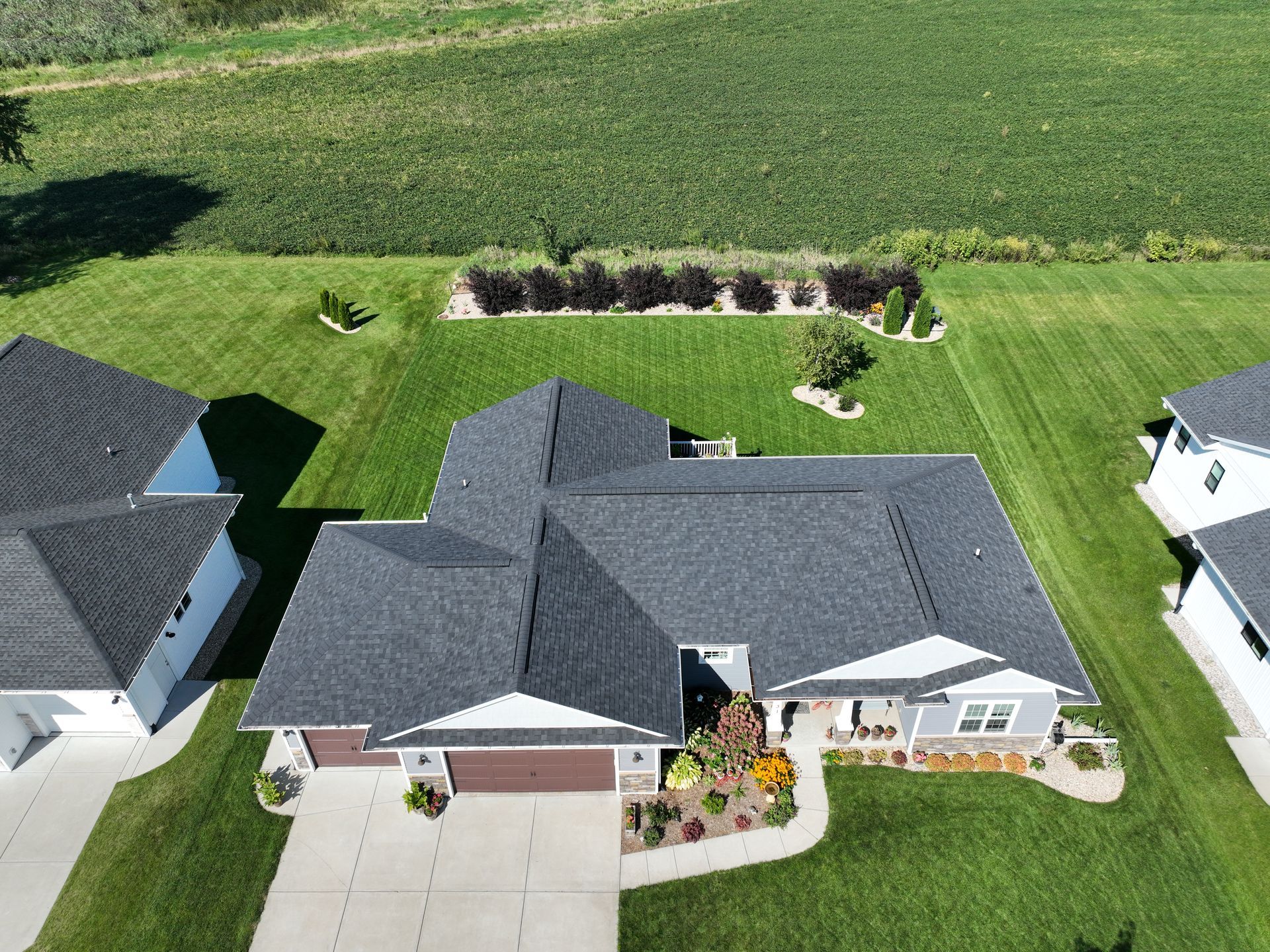 Neighborhood house exterior