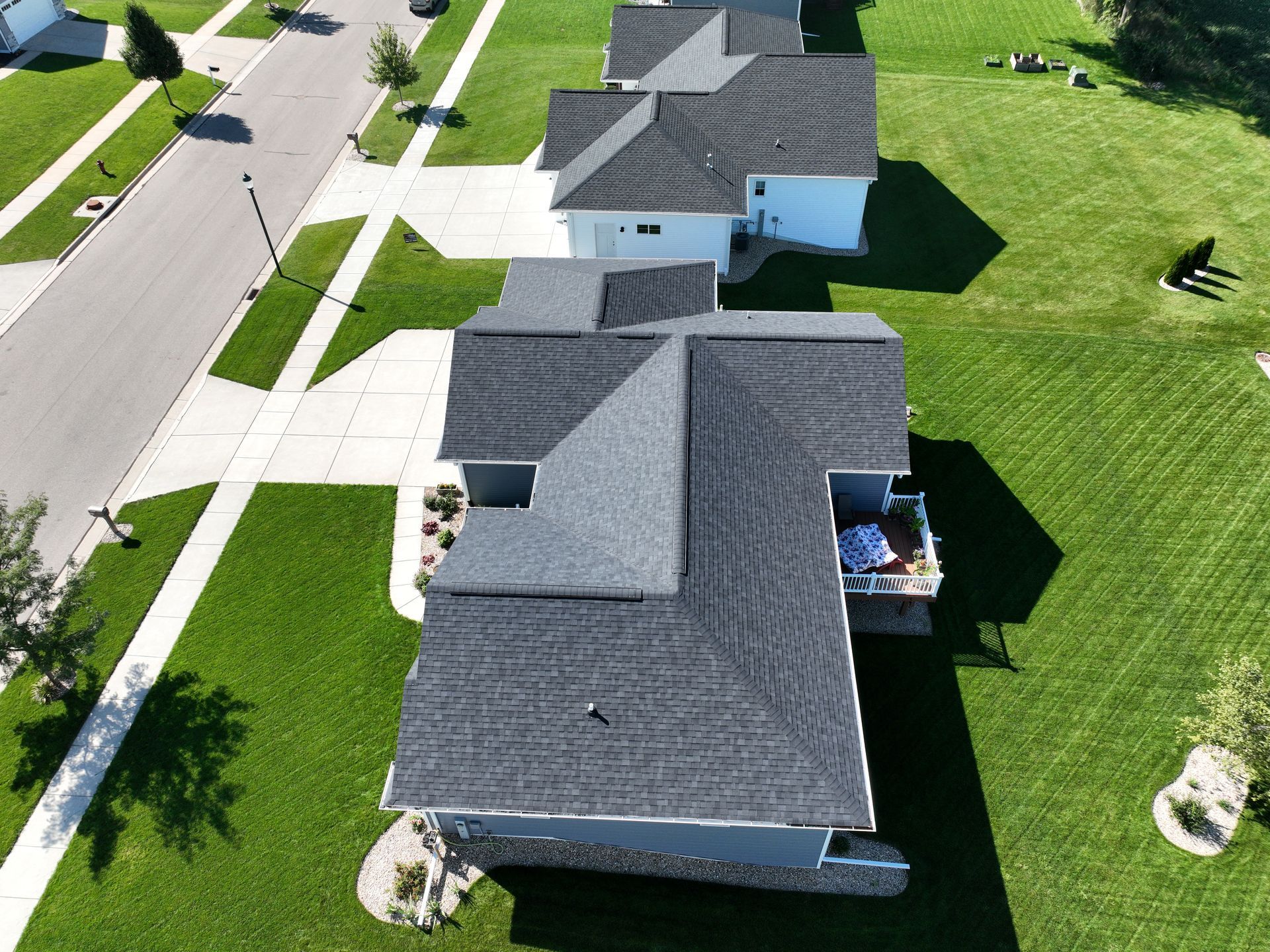 Neighborhood house exterior