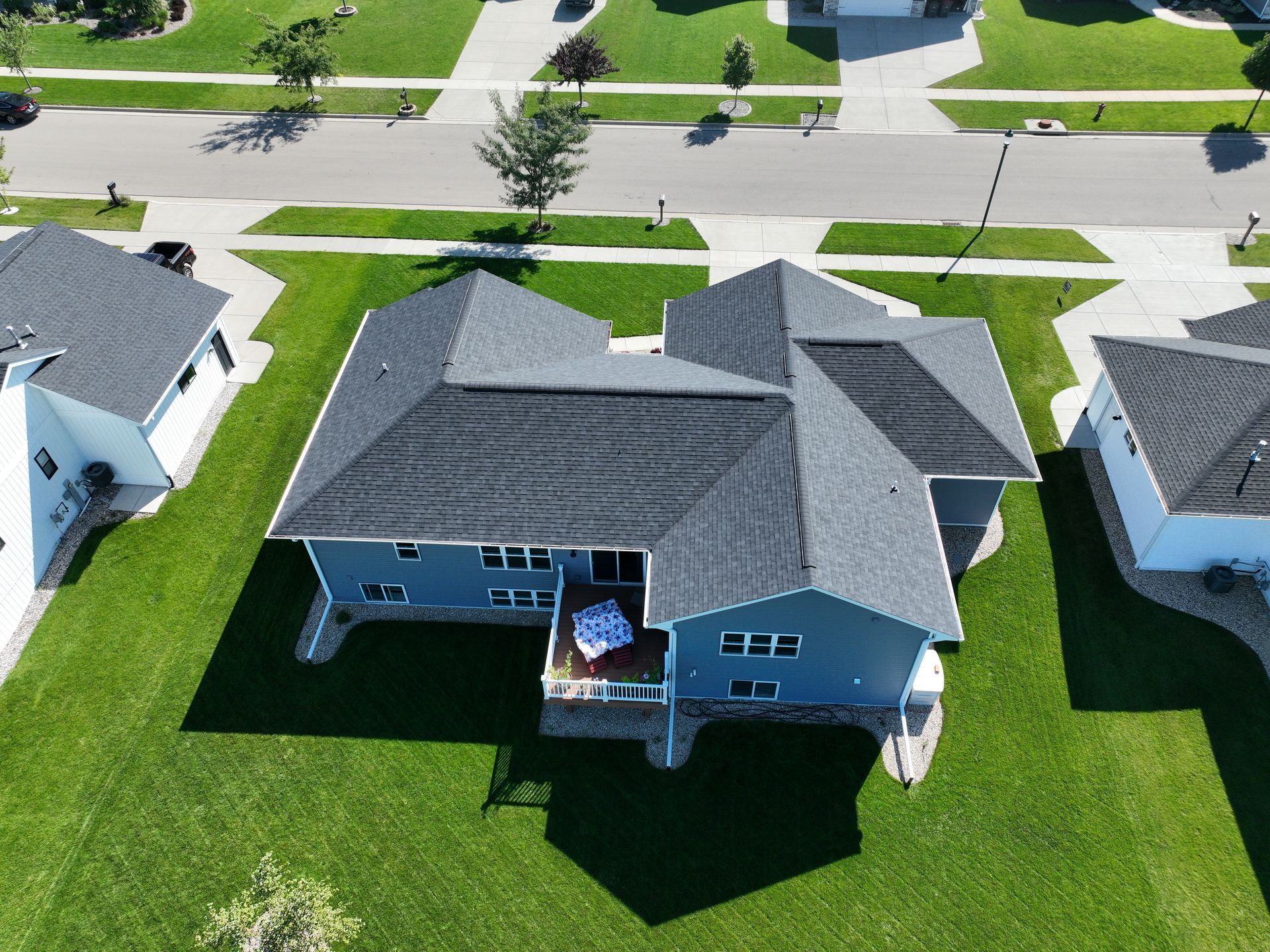 Neighborhood house exterior