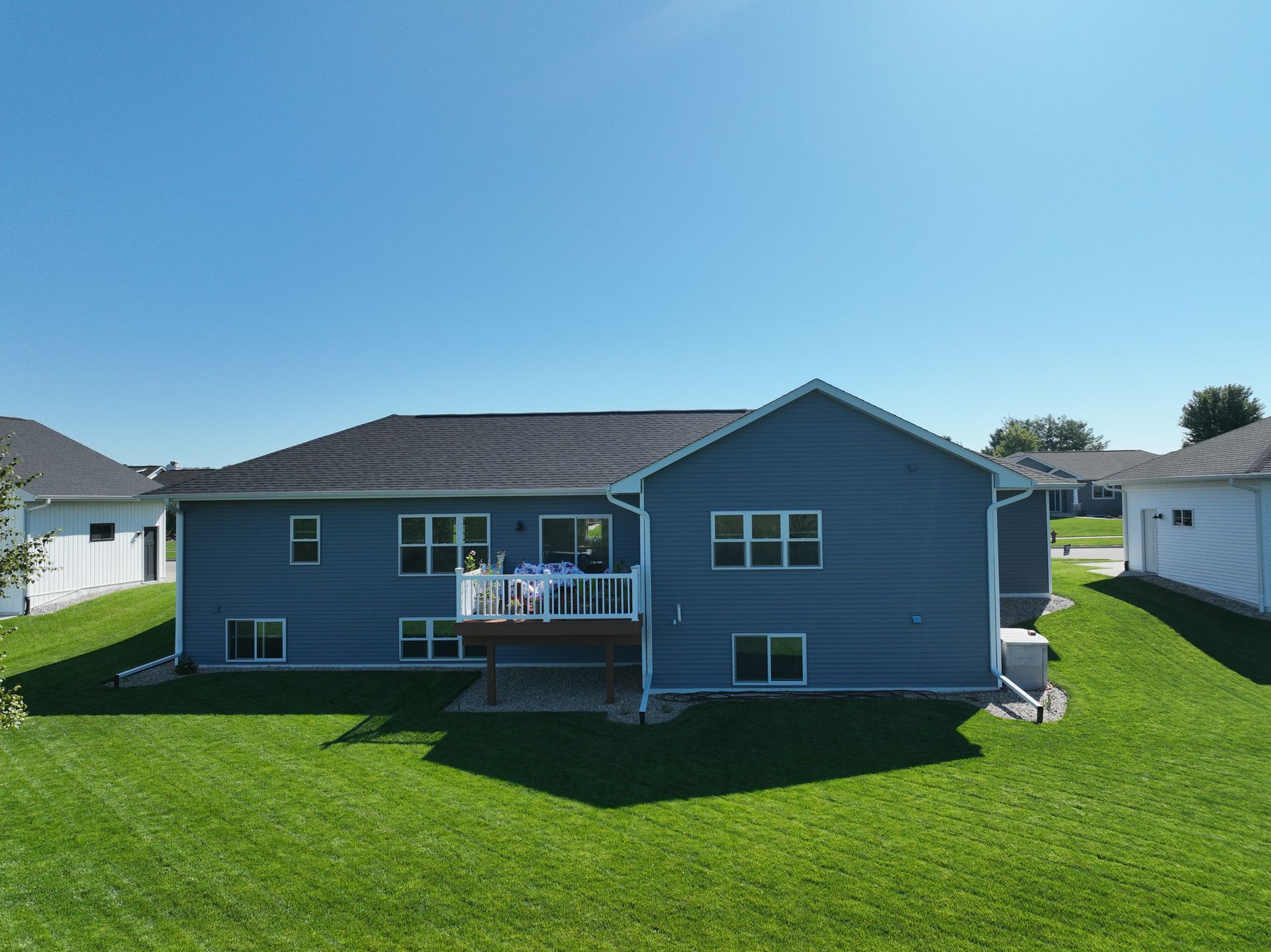 Neighborhood house exterior