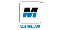 Mainline logo with blue and black stylized M on white background