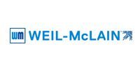 WEIL-McLAIN logo in blue and gray on a white background