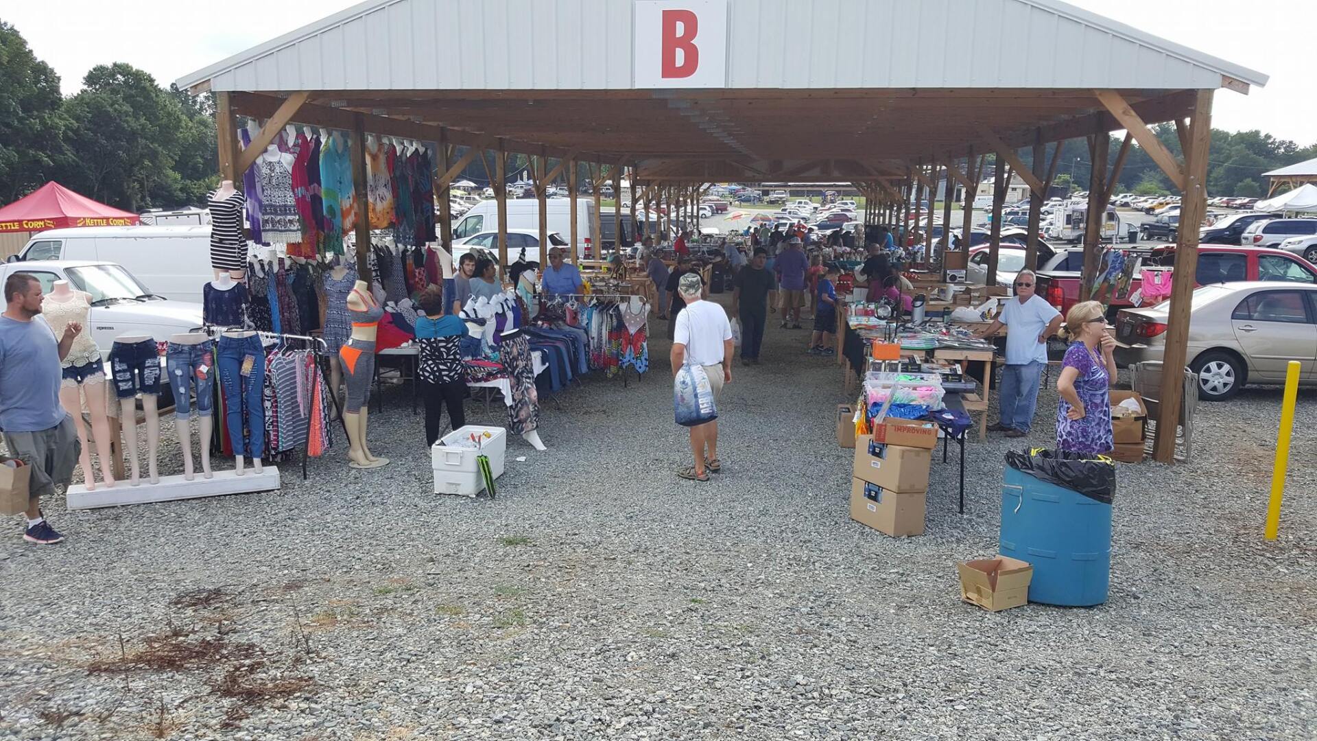 Flee market merchandise