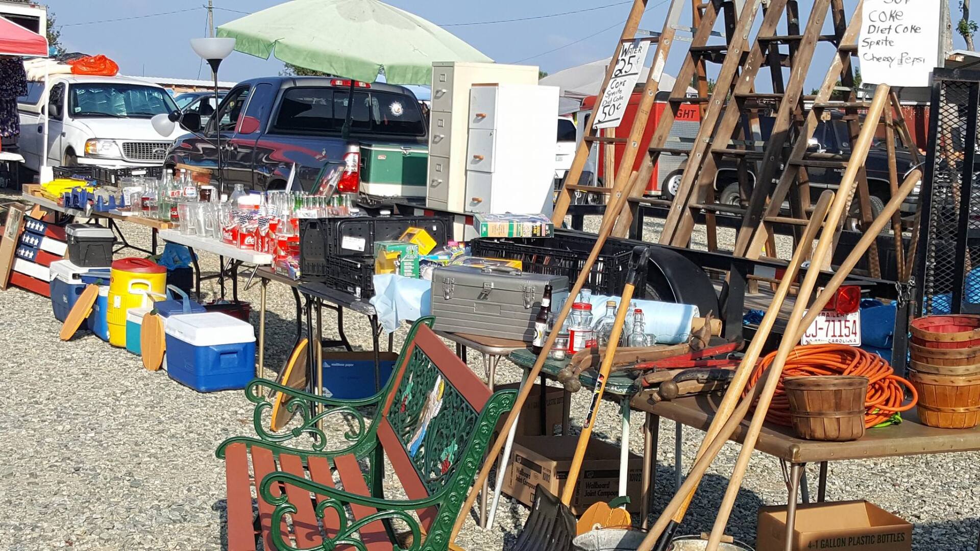 Flee market merchandise