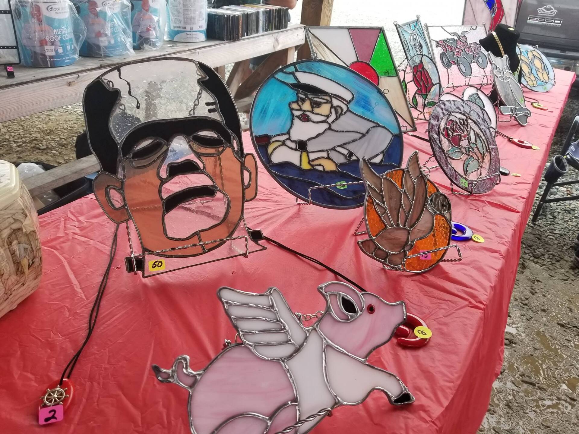 Flee market merchandise