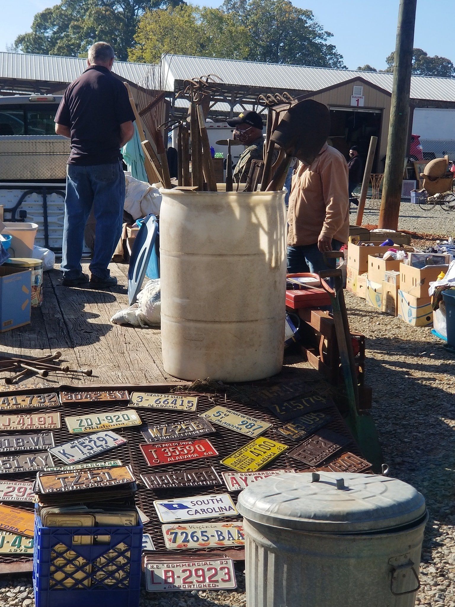 Flee market merchandise