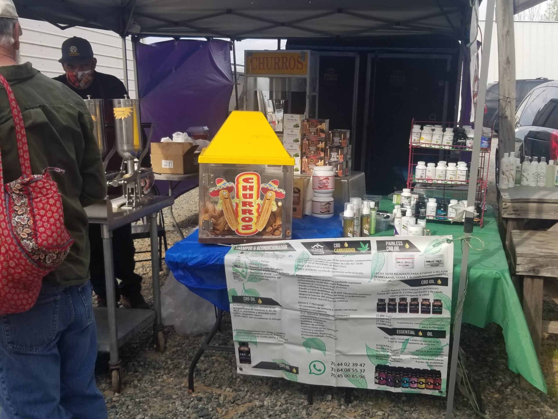 Flee market merchandise