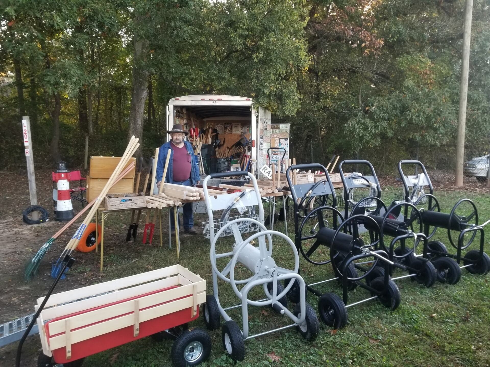 Flee market merchandise