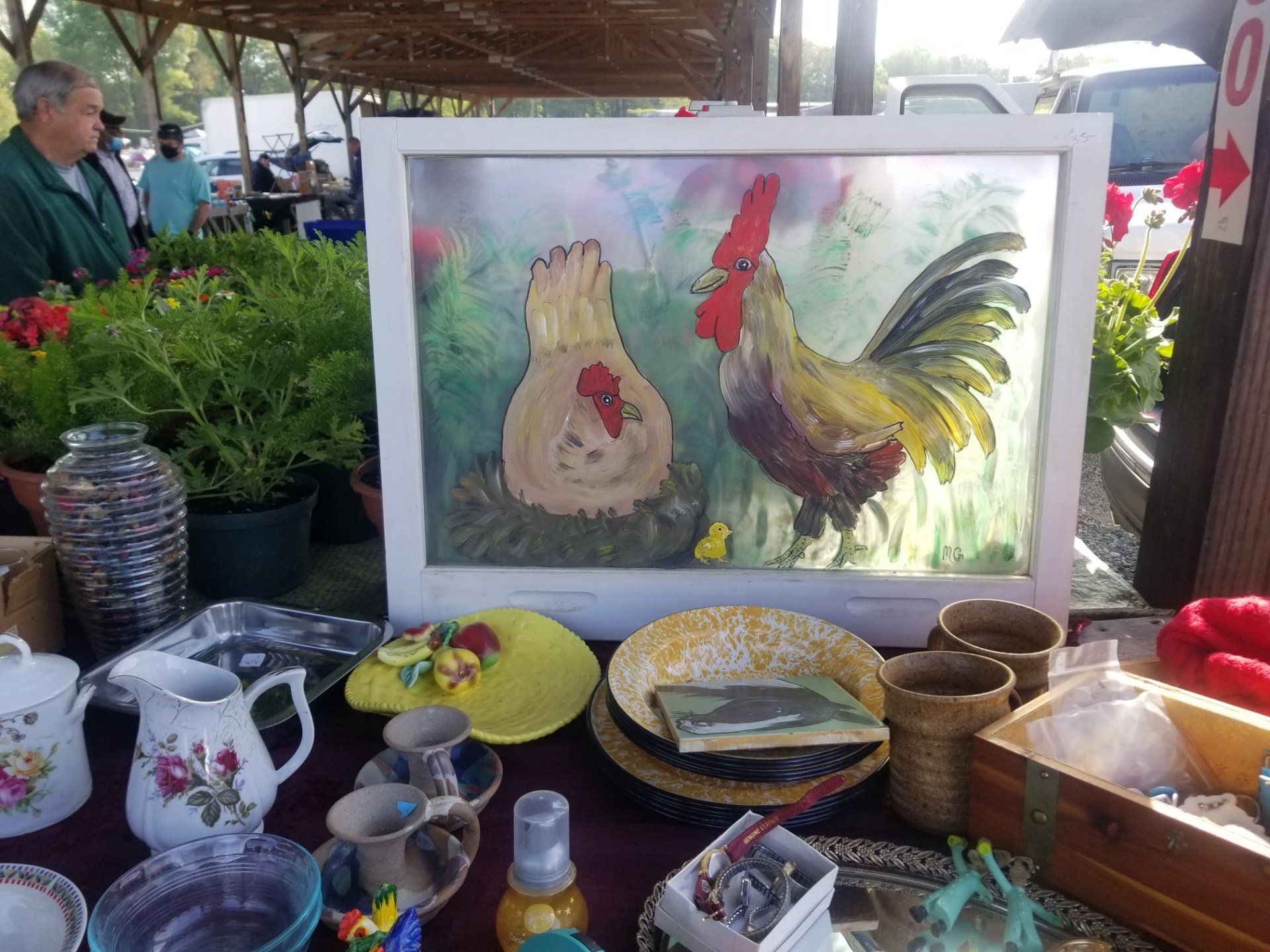 Flee market merchandise