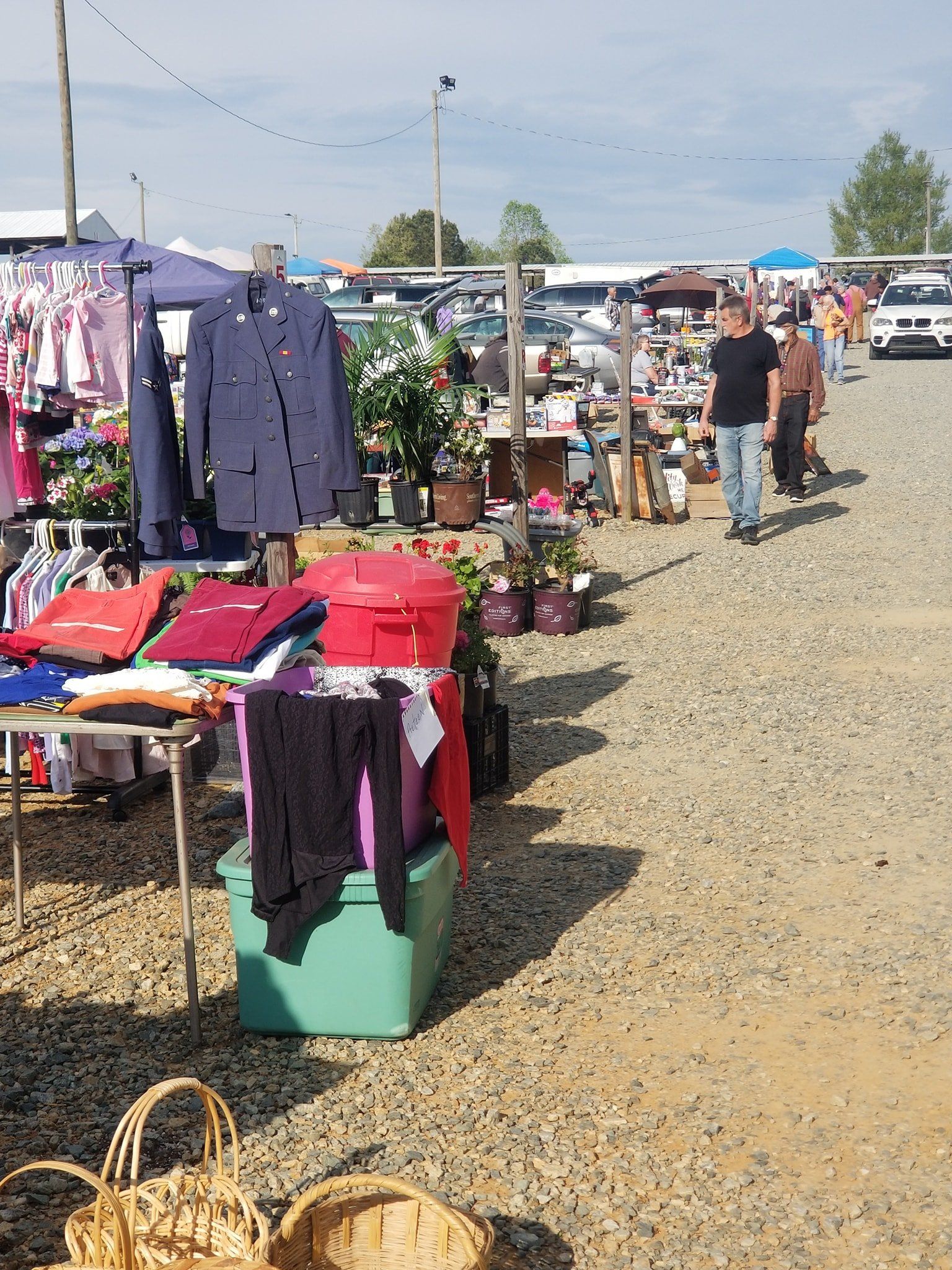 Flee market merchandise