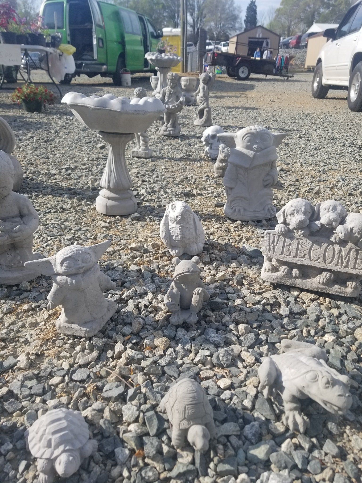 Flee market merchandise