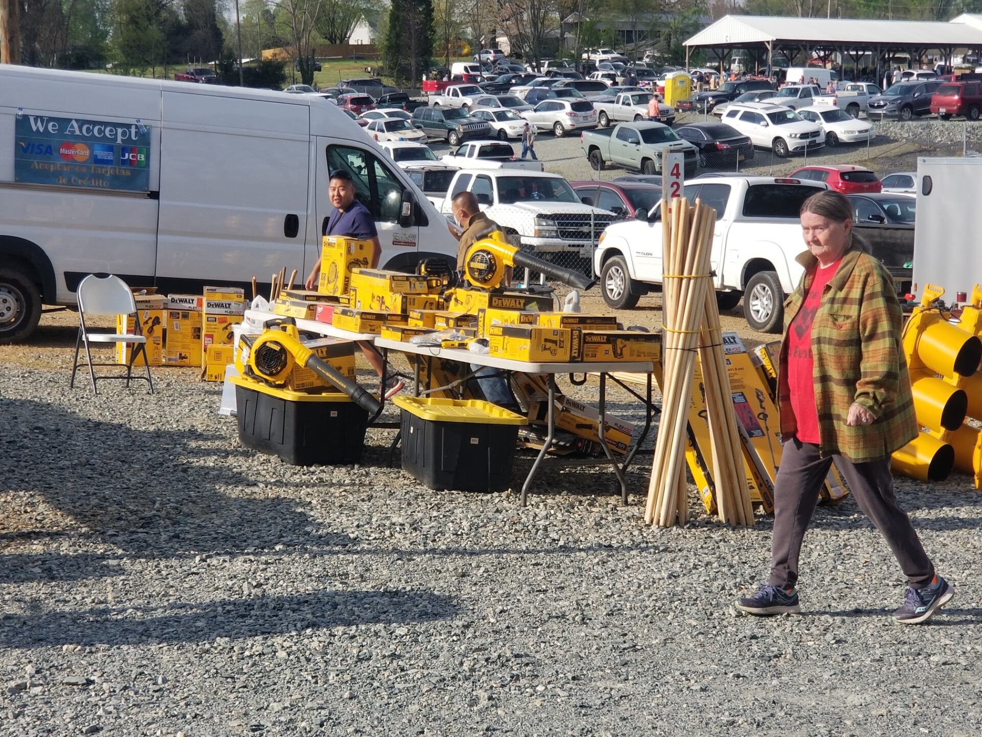 Flee market merchandise