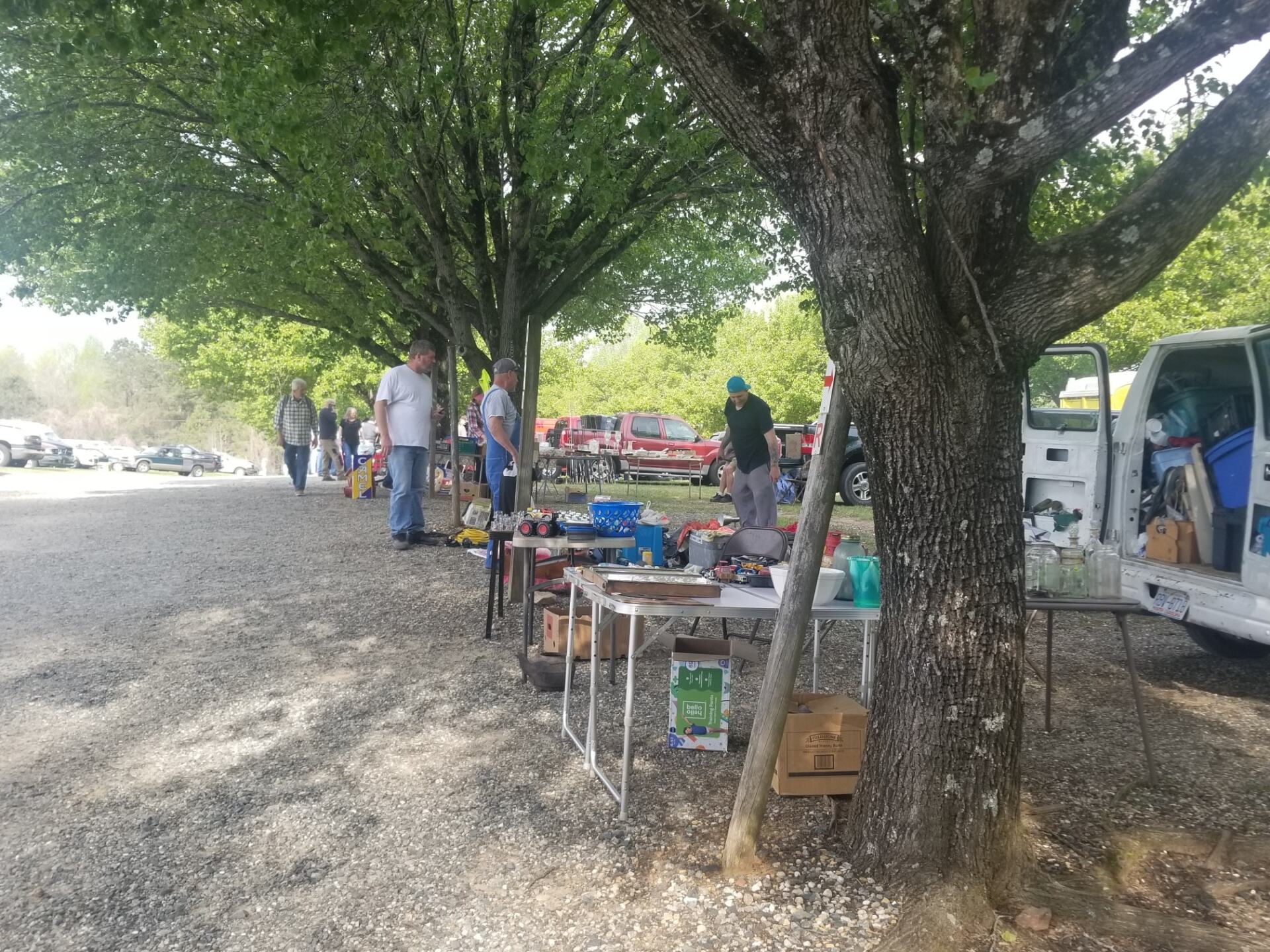 Flee market merchandise