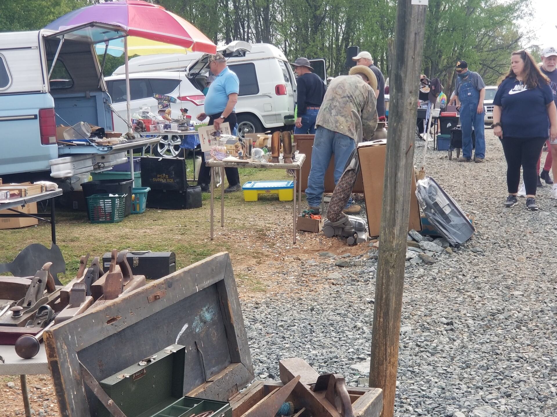 Flee market merchandise