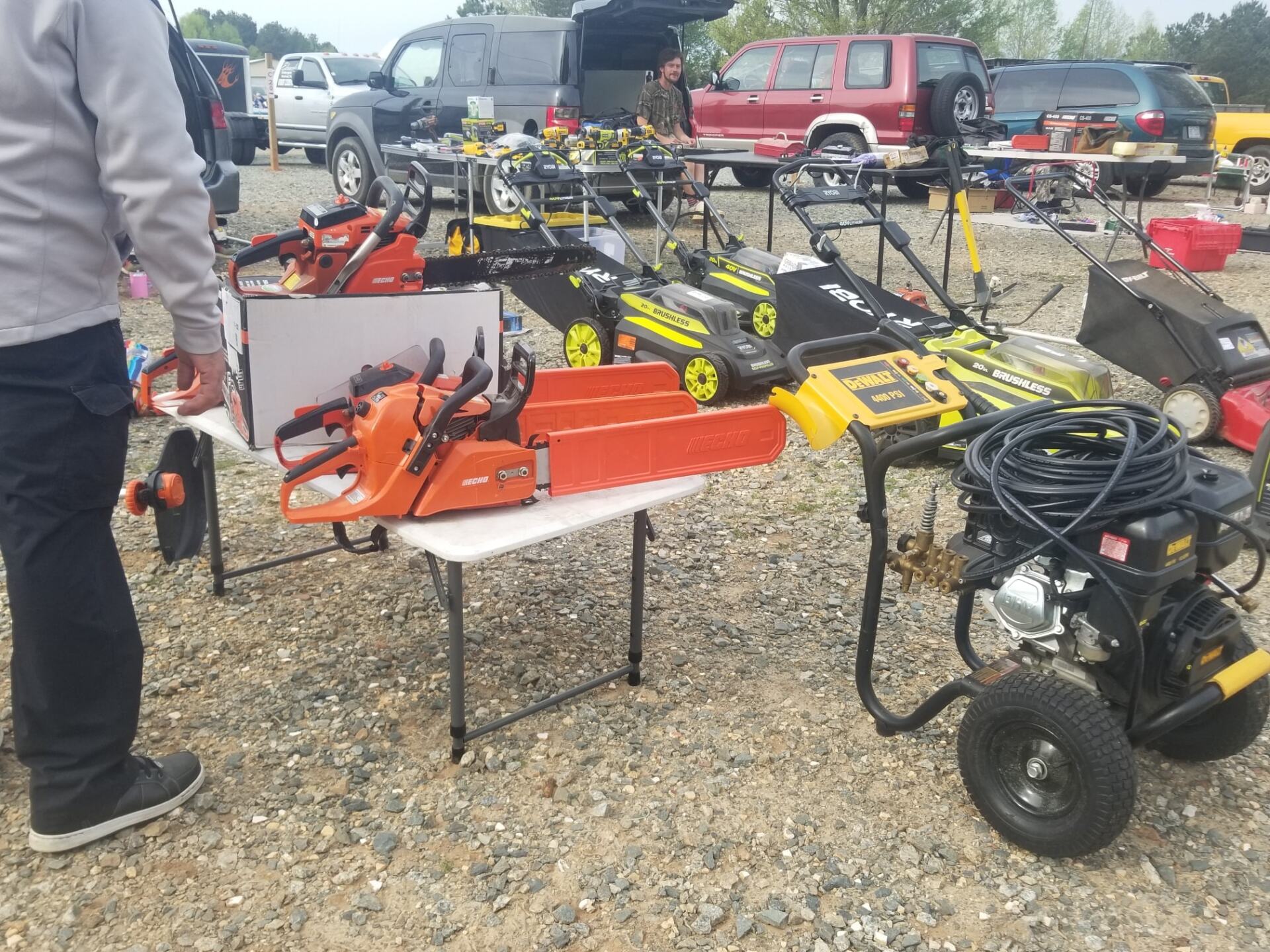 Flee market merchandise