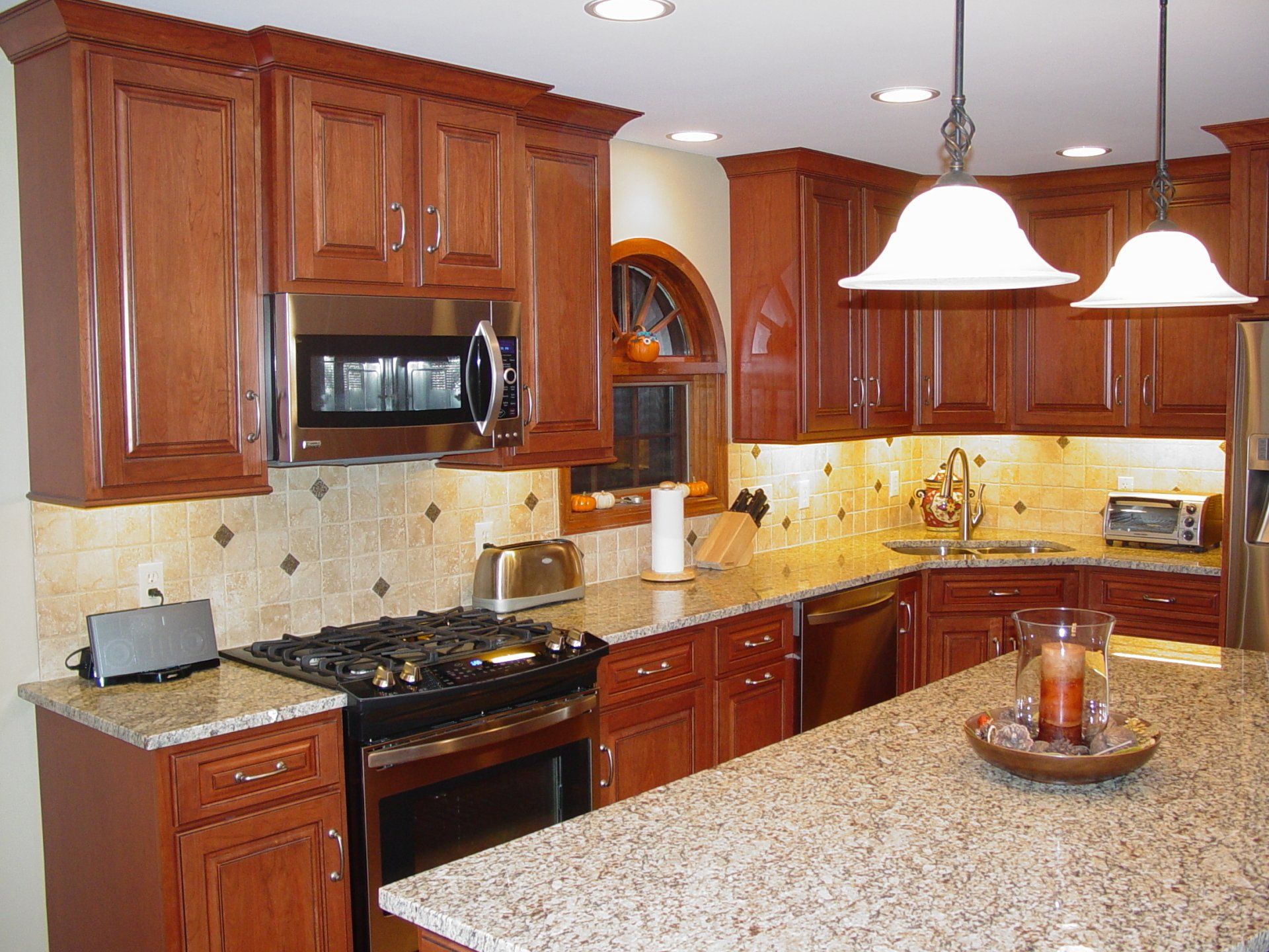 oak wood cabinet design