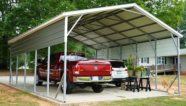 Two-Car Metal Carport