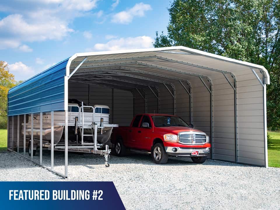 Regular Roof Metal Carport