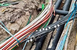 Electric lines installation