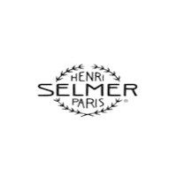 A black and white logo for henri selmer paris.