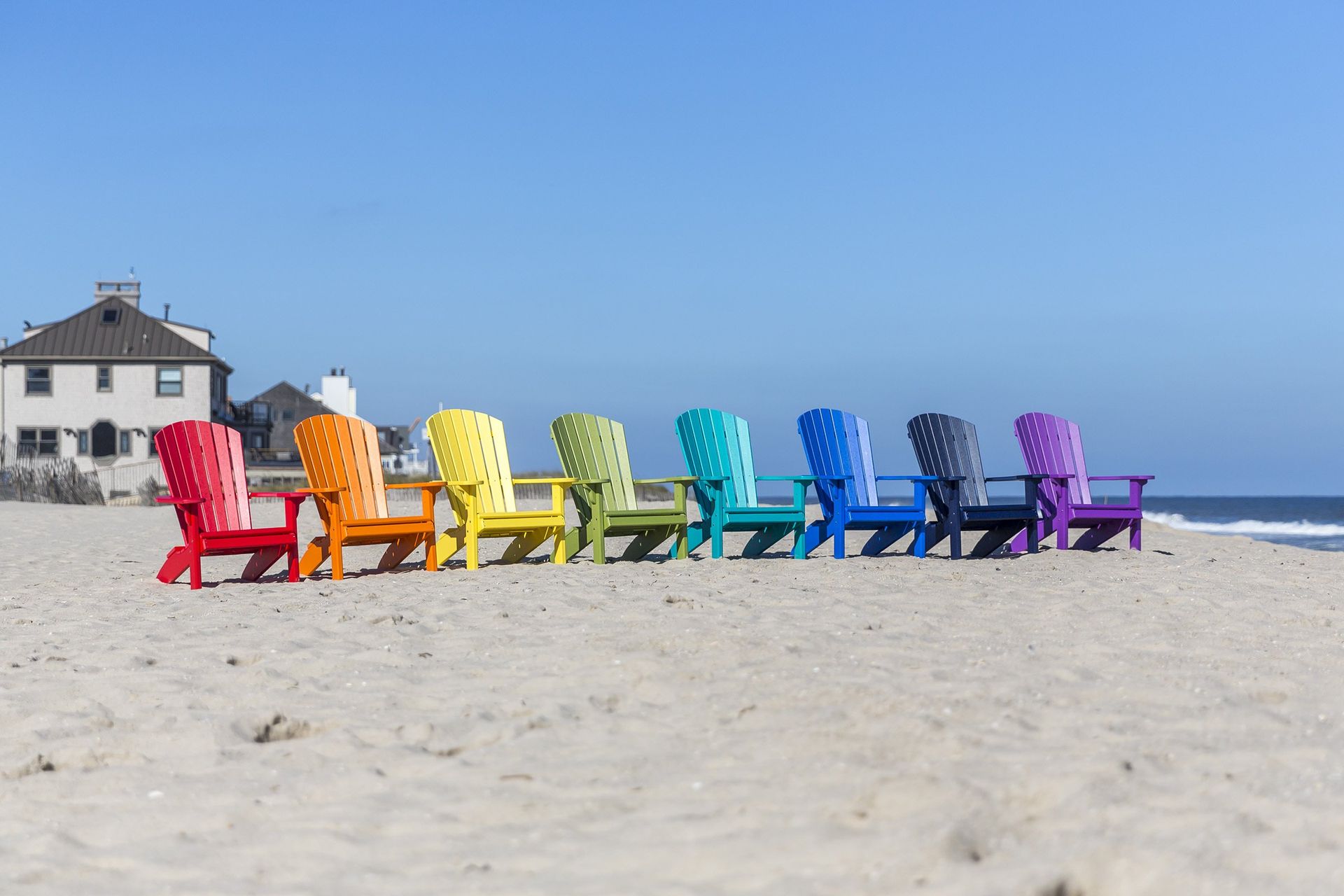 Colored Fanback Chairs
