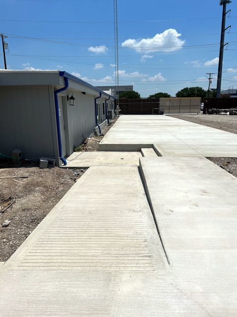 Broom Finish Concrete