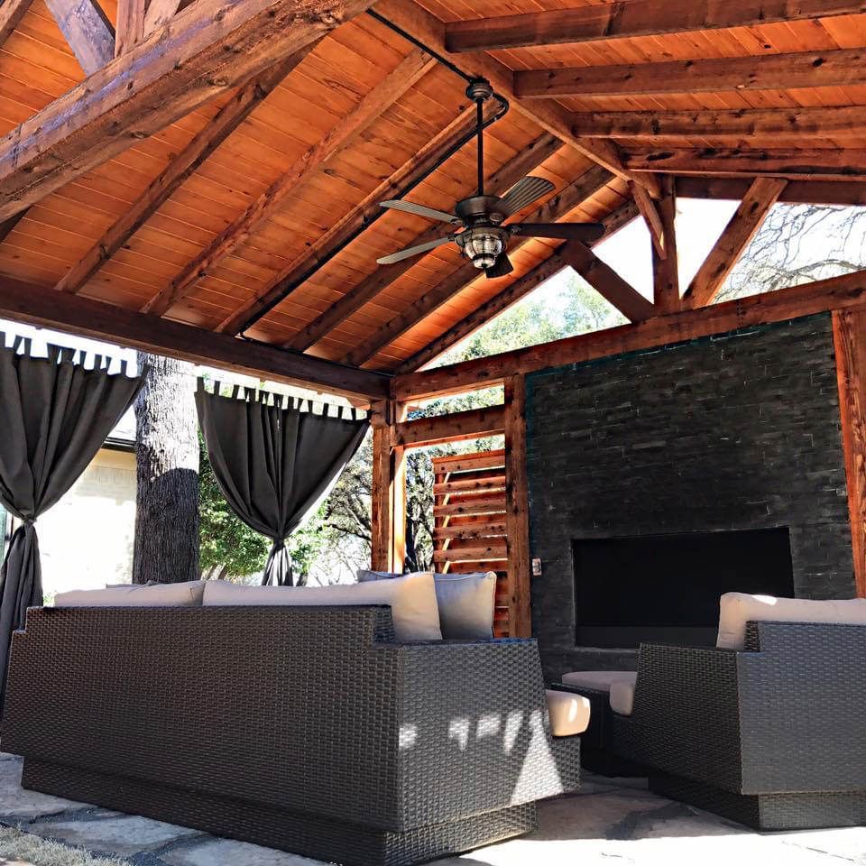 OPEN GABLE PATIO COVER