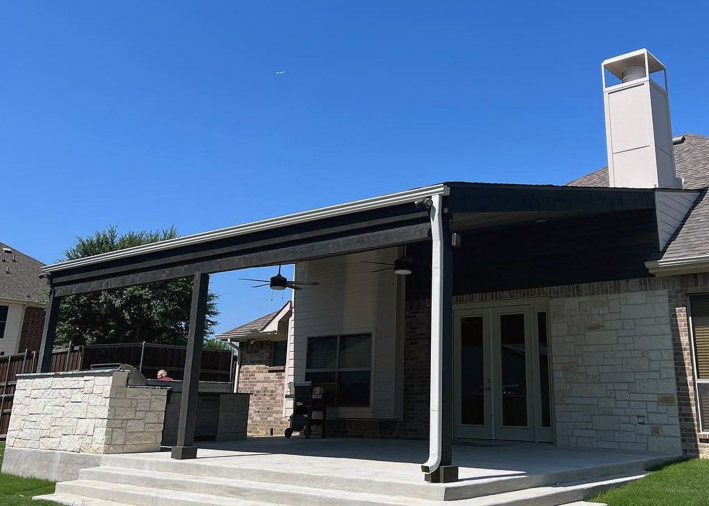 SLANTED ROOF, HOUSE TIE-IN, PONY WALL