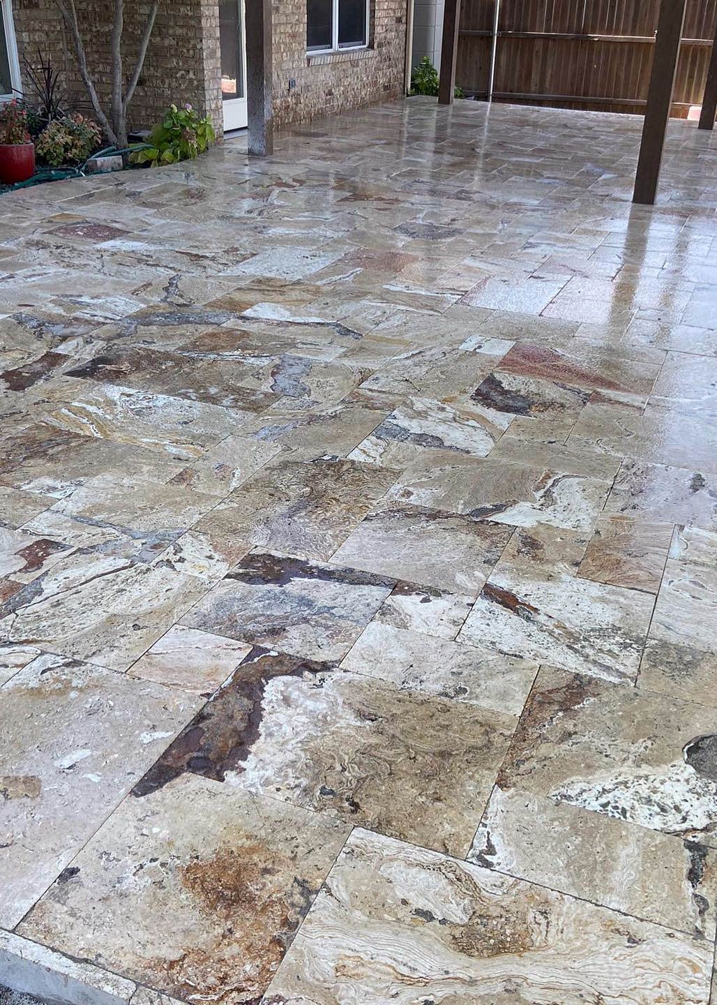 TRAVERTINE PAVERS NOCE