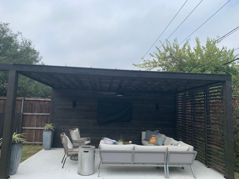 MODERN PERGOLA W/ HERCULES ROOF