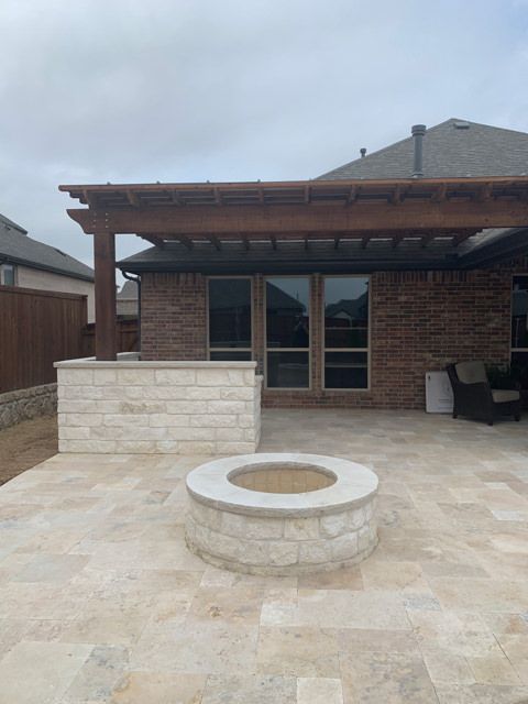 TRADITIONAL PERGOLA W/ HERCULES ROOF