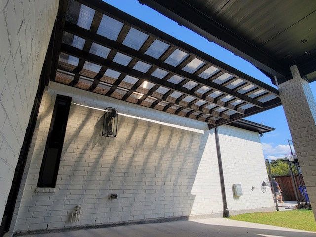 MODERN PERGOLA W/ HERCULES ROOF