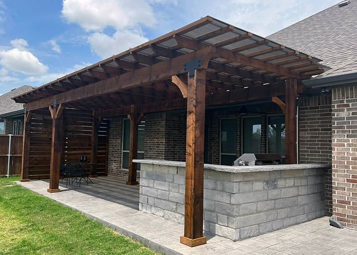 TRADITIONAL PERGOLA, FREE STANDING