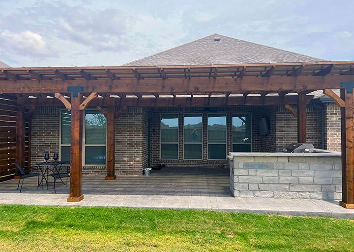 TRADITIONAL PERGOLA, FREE STANDING