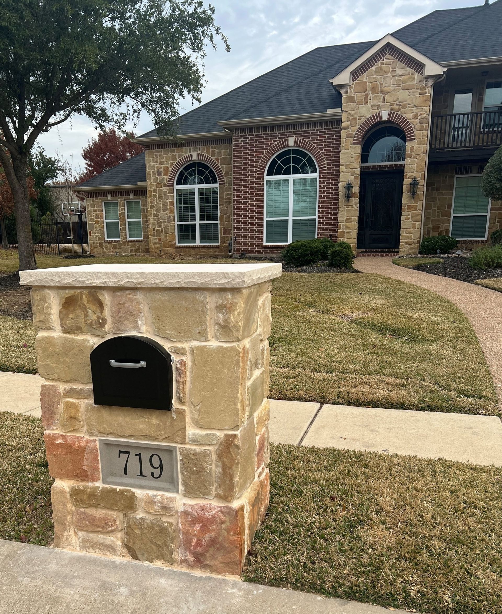 MAILBOX, MASONY, OKLAHOMA, LUEDER CAP