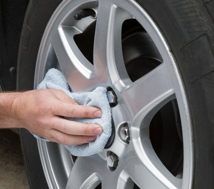 Wheel cleaning