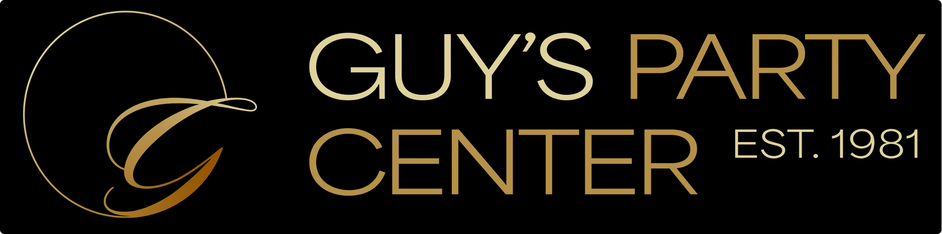 Guy's Party Center - logo