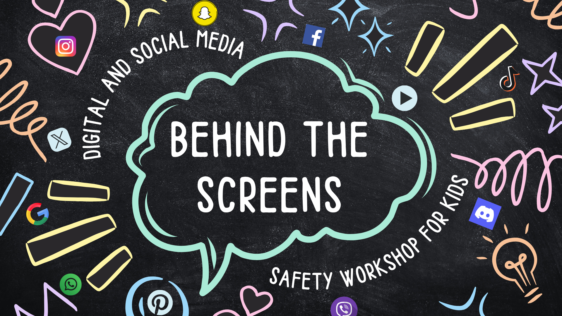 Behind the screens safety workshop for kids